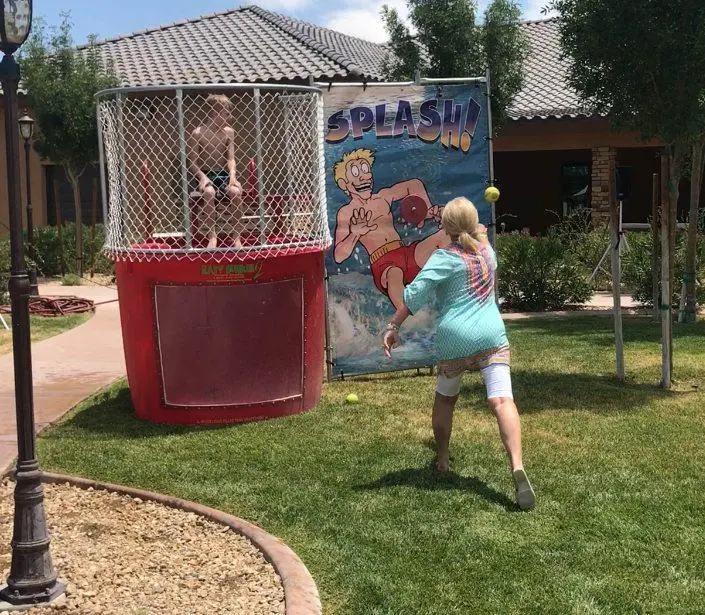 Red Dunk Tank