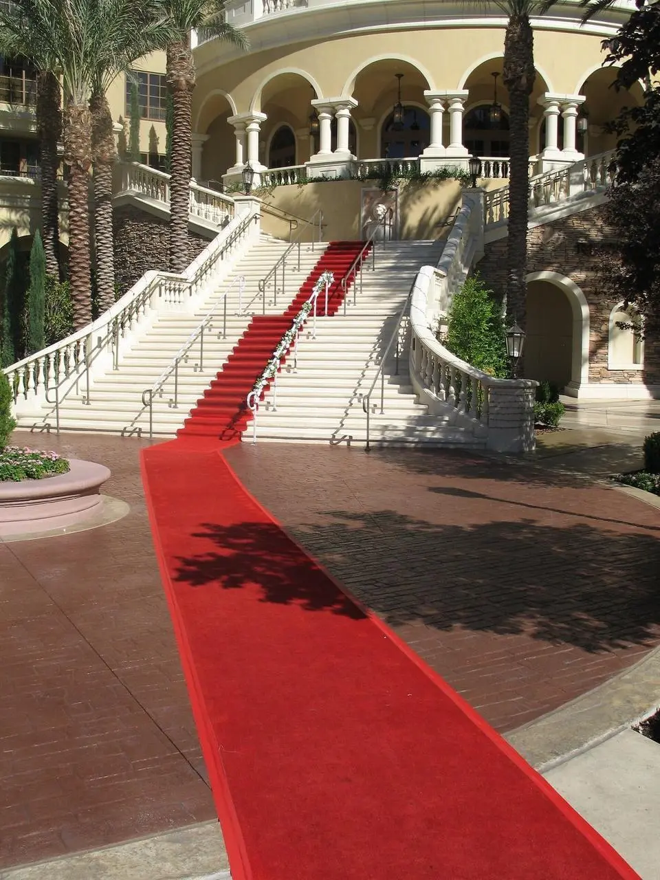 Red Carpet Entrance Grand Staircase Resort Hotel Event Production Las Vegas