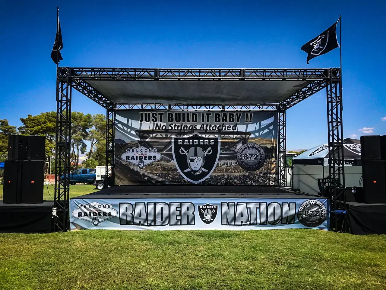 Las Vegas Raiders Playoff Celebration Event Production 10000 Guests
