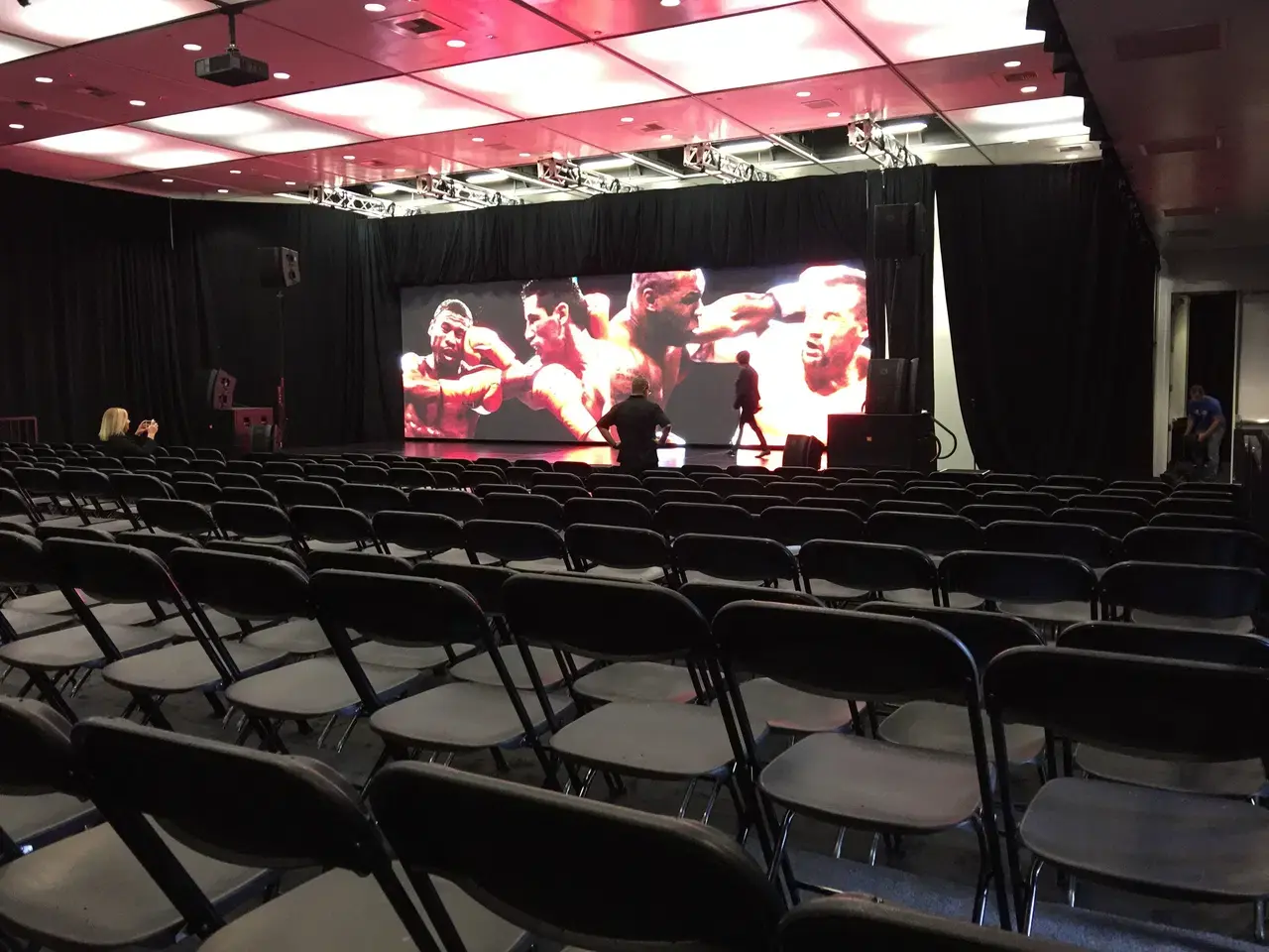 UFC Fight Night Event Production Audio Visual Rental Las Vegas