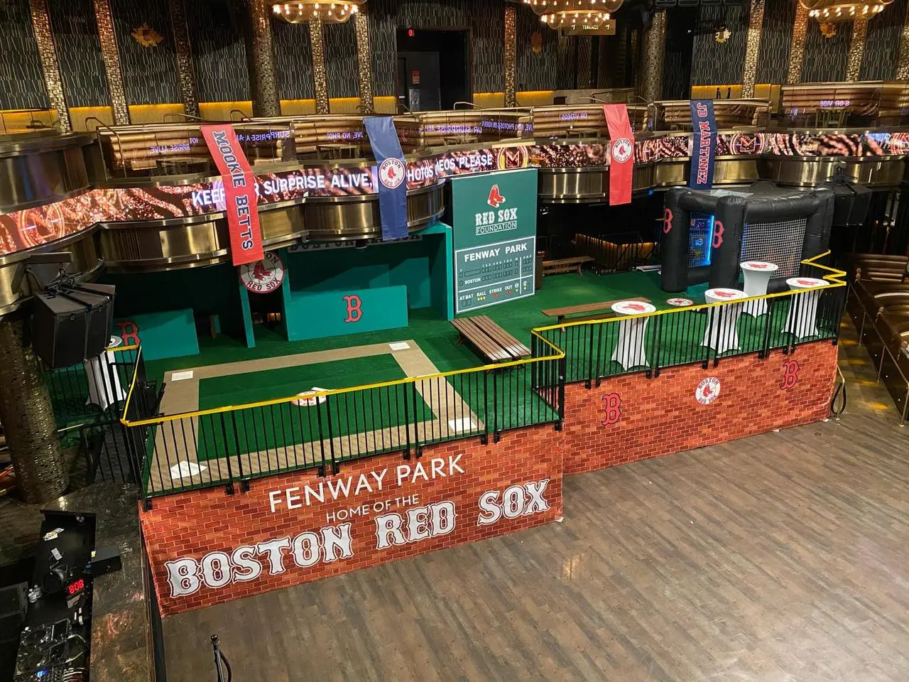 Custom Scenic Installation Branded Backdrop Stage Event Production Las Vegas