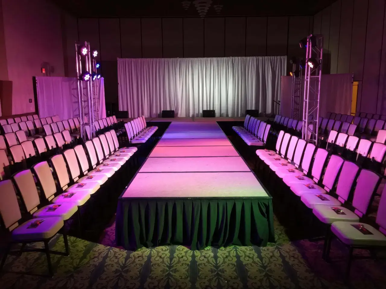 Fashion Runway Stage Platform Production Las Vegas Event Rental