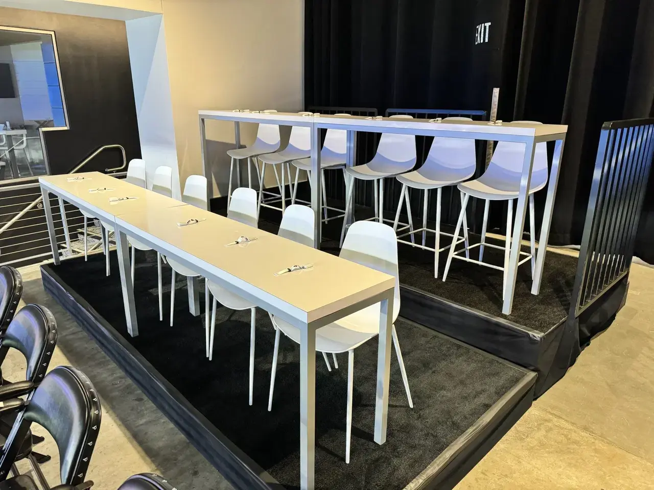 Press Tiered Seating Media Risers Event Production Las Vegas