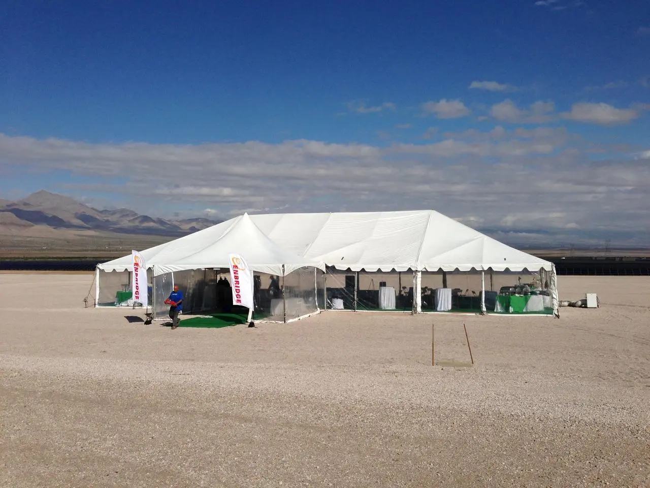 Desert Specialty Tent Installation